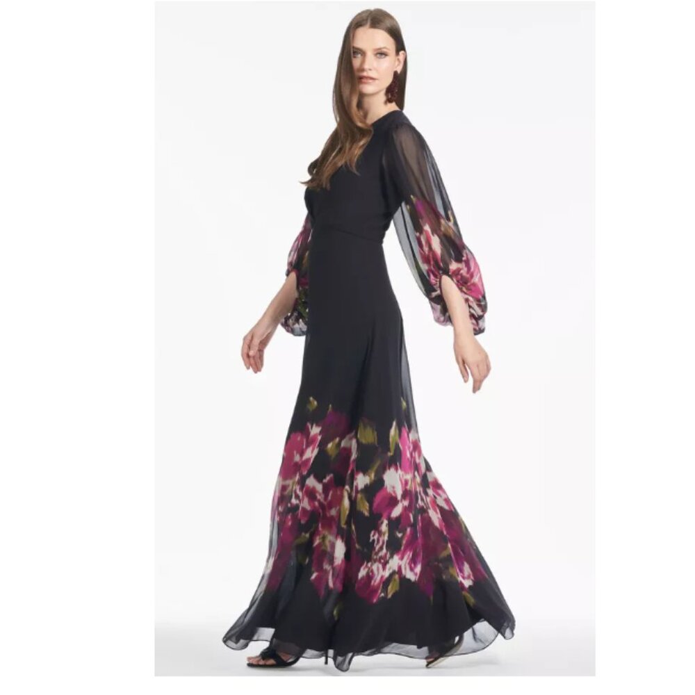 JENNY GOWN in Malbec Blooms by Sachin & Babi Size 14